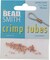 The Beadsmith Tube Crimp Beads, Gold Color, Uniform Cylindrical Shape, No Sharp Edges, Designed to Secure the Ends of Jewelry Stringing Wires and Cables
